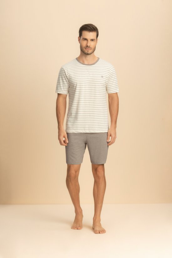 Pijama Curto Masculino Nobre Frapê