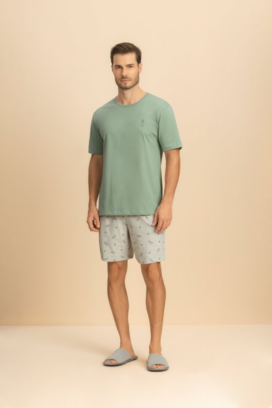 Pijama Curto Masculino Adulto Tennis Club