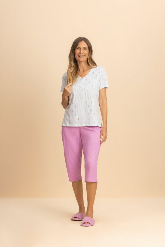 Pescador Manga Curta Aberto Magnólias 