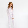 pijama longo feminino infantil laco