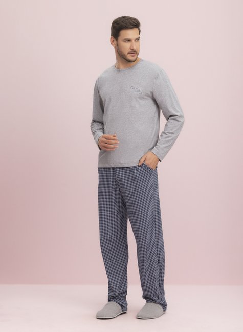 pijama longo masculino nobre dia a dia