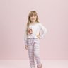 pijama longo juvenil feminino amizade