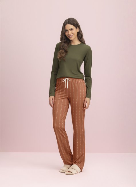 pijama longo feminino adulto pijama fases