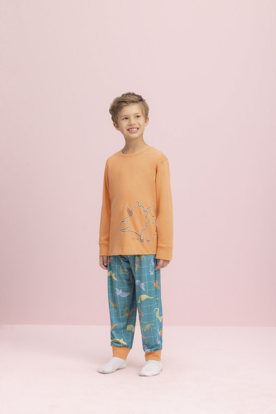 Pijama Longo Masculino Infantil Dinossauro