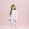 conjunto termico infantil unissex branco