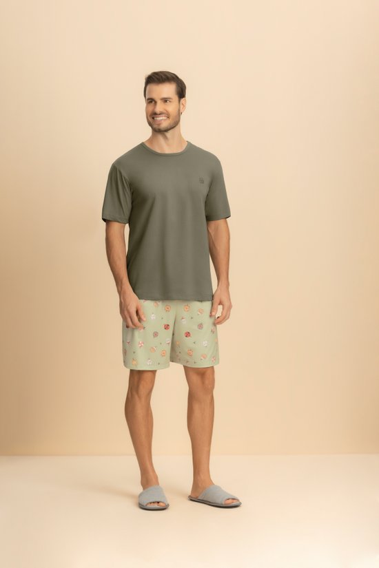 Pijama Curto Masculino Adulto Encantos 