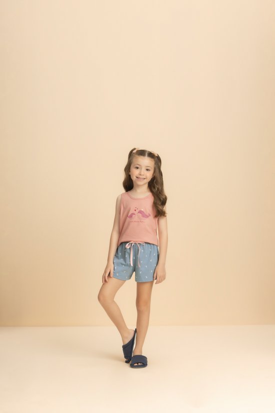 Short Doll Regata Infantil Baleias 