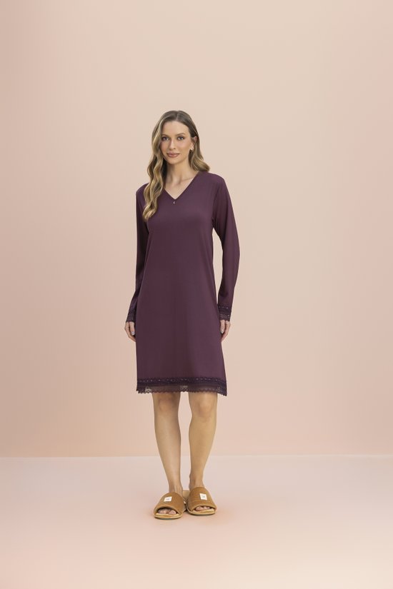 Camisola Manga Longa Viscose Premium Cabernet 