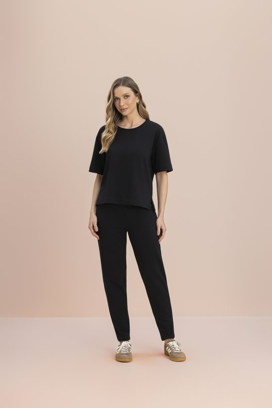 Conjunto Feminino T-Shirt Com Calça Molecotton Essenciais 
