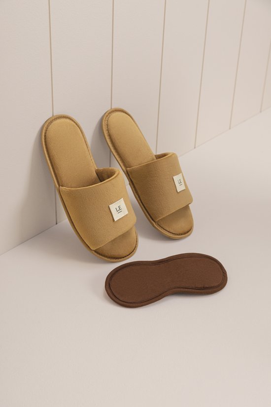 Chinelo Slide Feminino Caramelo Lua  Encantada – Coleção Cafeteria