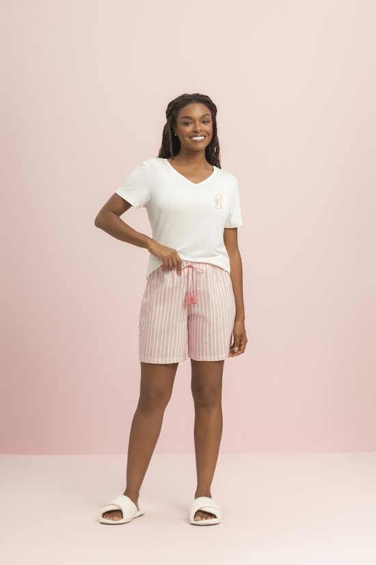 Pijama Bermudoll Feminino Rendada Lua Encantada 