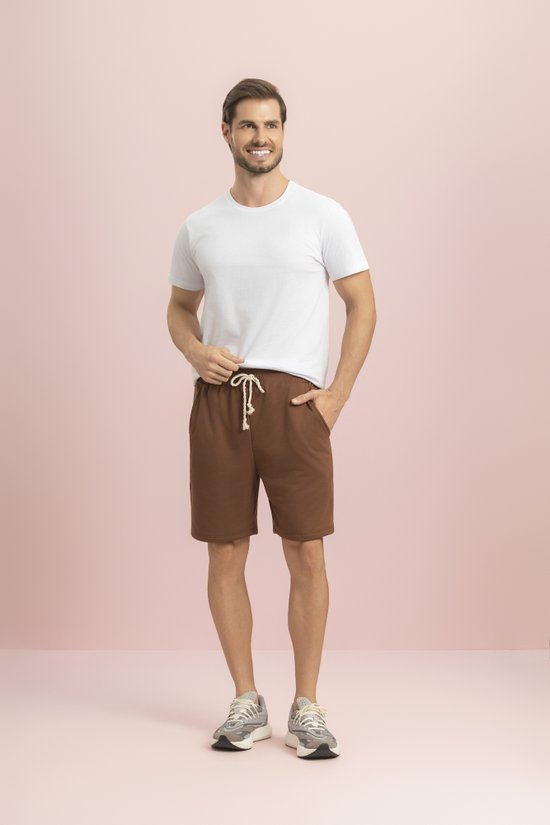 Bermuda Masculina Avulsa Molecotton Café Essenciais Lua Encantada