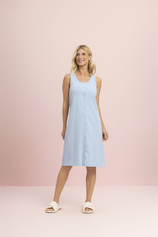 Camisola Regata Feminina 100% Algodão Azulejo Lua Encantada