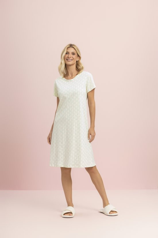 Camisola Feminina Manga Curta 100% Algodão Frescor | Lua Encantada