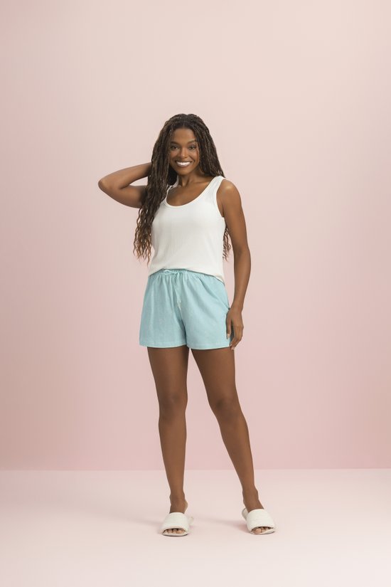 Pijama Short Doll Regata Feminino Pingo de Suco Lua Encantada
