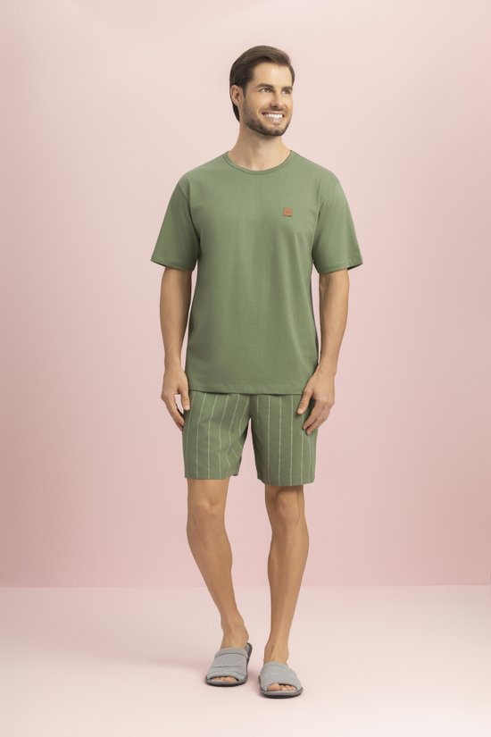Pijama Manga Curta Masculino 100% Algodão Aventura Lua Encantada